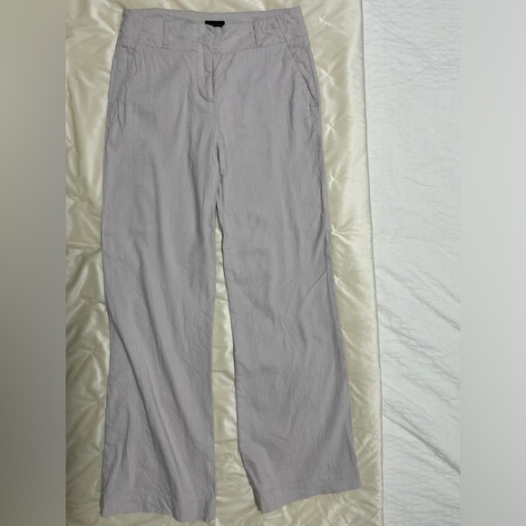 Light mauve linen like Talula babaton dress pants - Picture 2 of 5